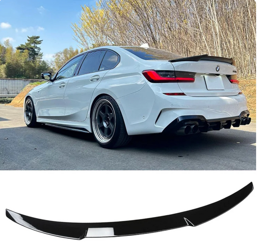 Rear Trunk Spoiler Wing For BMW 3-Series G20 330i M340i G80 M3 2019-2024 M4 Style