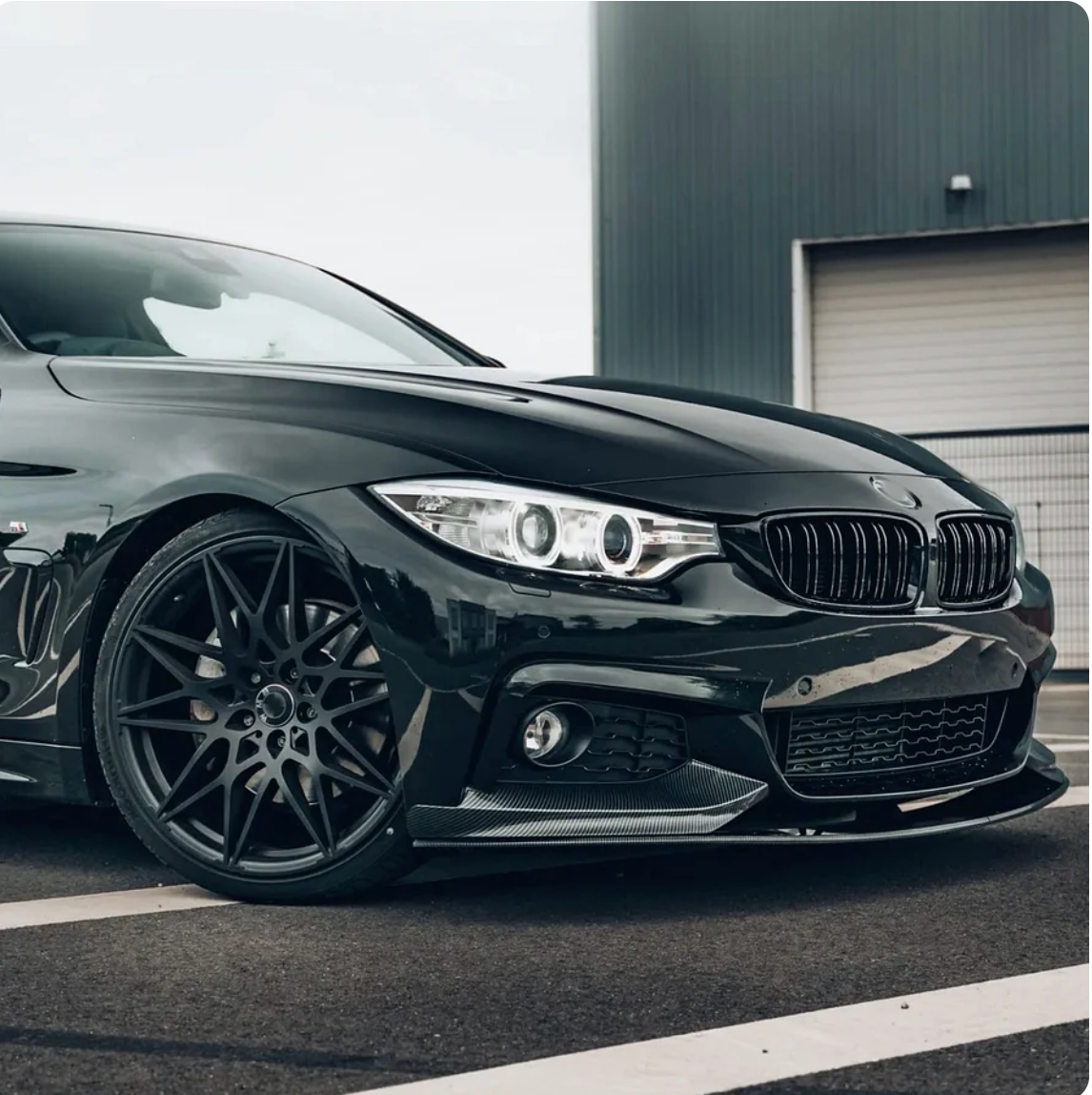 Front Bumper Lip For BMW 4 Series F32 F33 F36 M Sport 2014-2020 4PCS